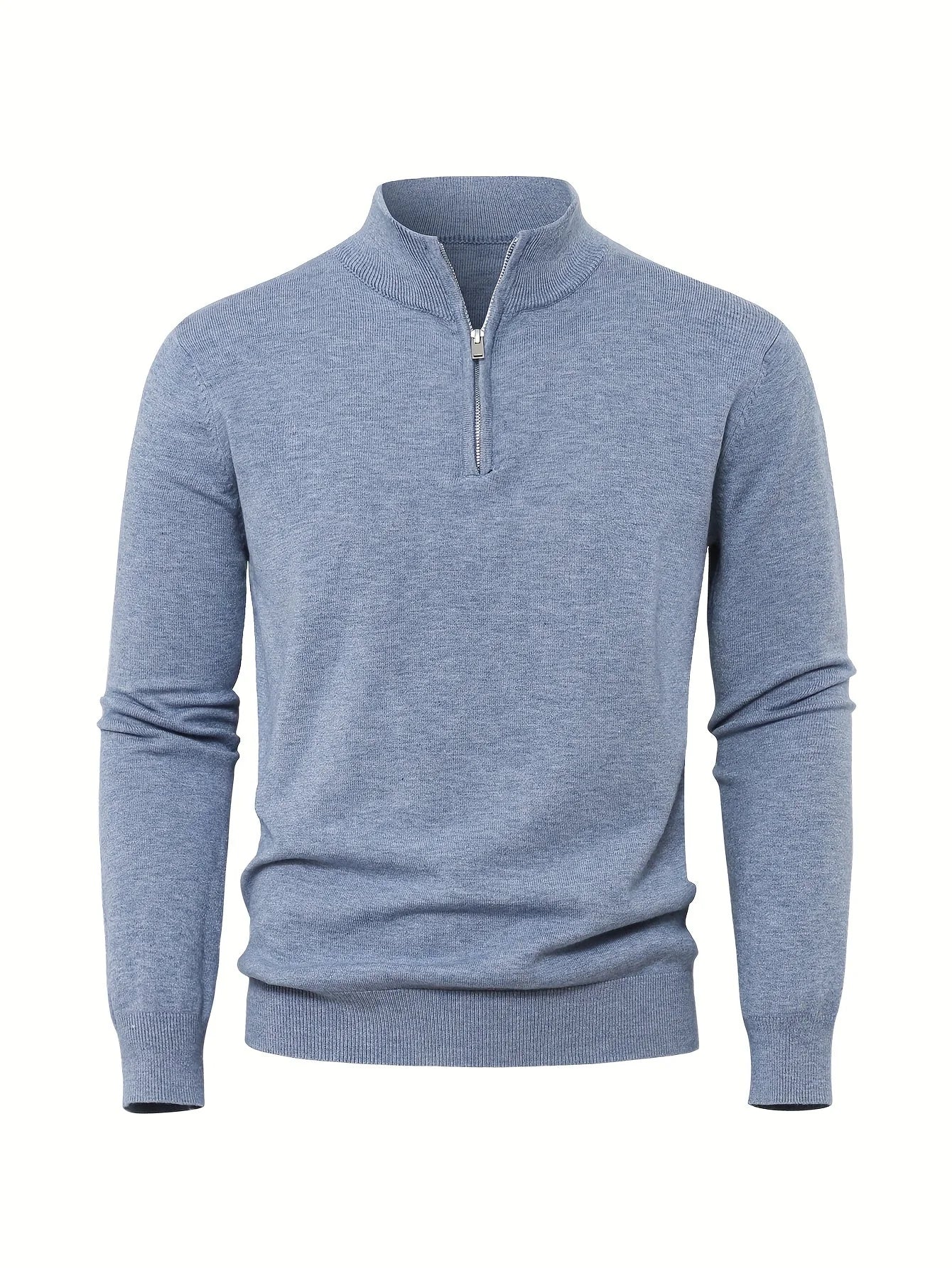 Minimalistischer Strickcardigan mit Reißverschluss für Herren