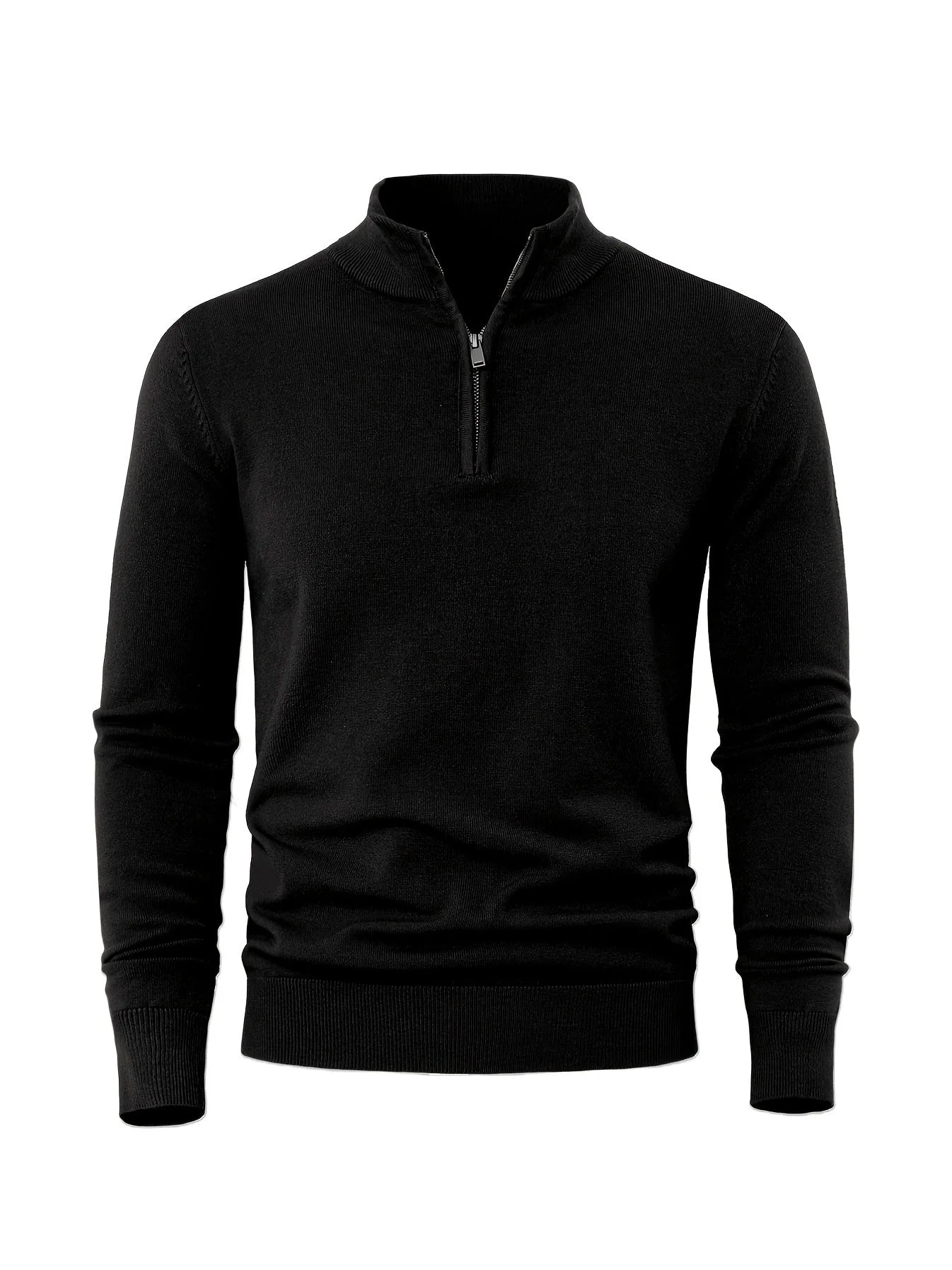 Minimalistischer Strickcardigan mit Reißverschluss für Herren