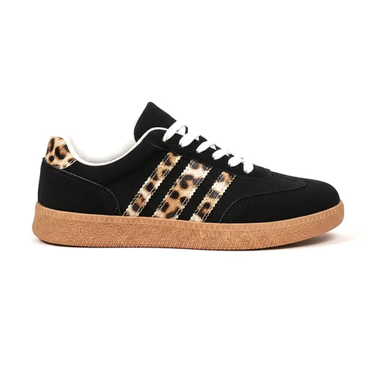 Samba Retro Black Leopard Sneakers