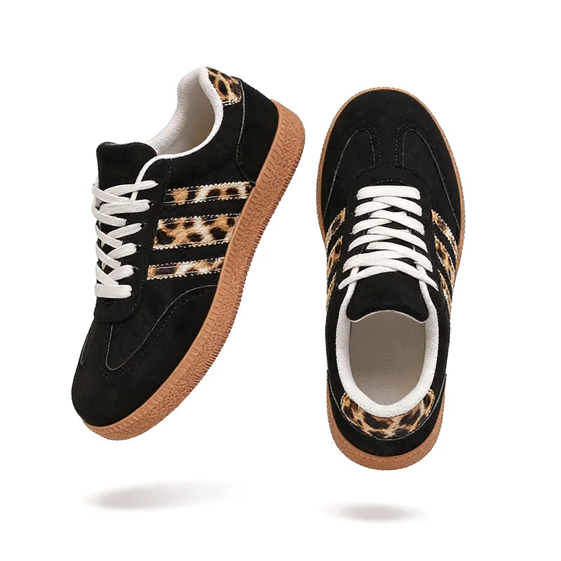 Samba Retro Black Leopard Sneakers