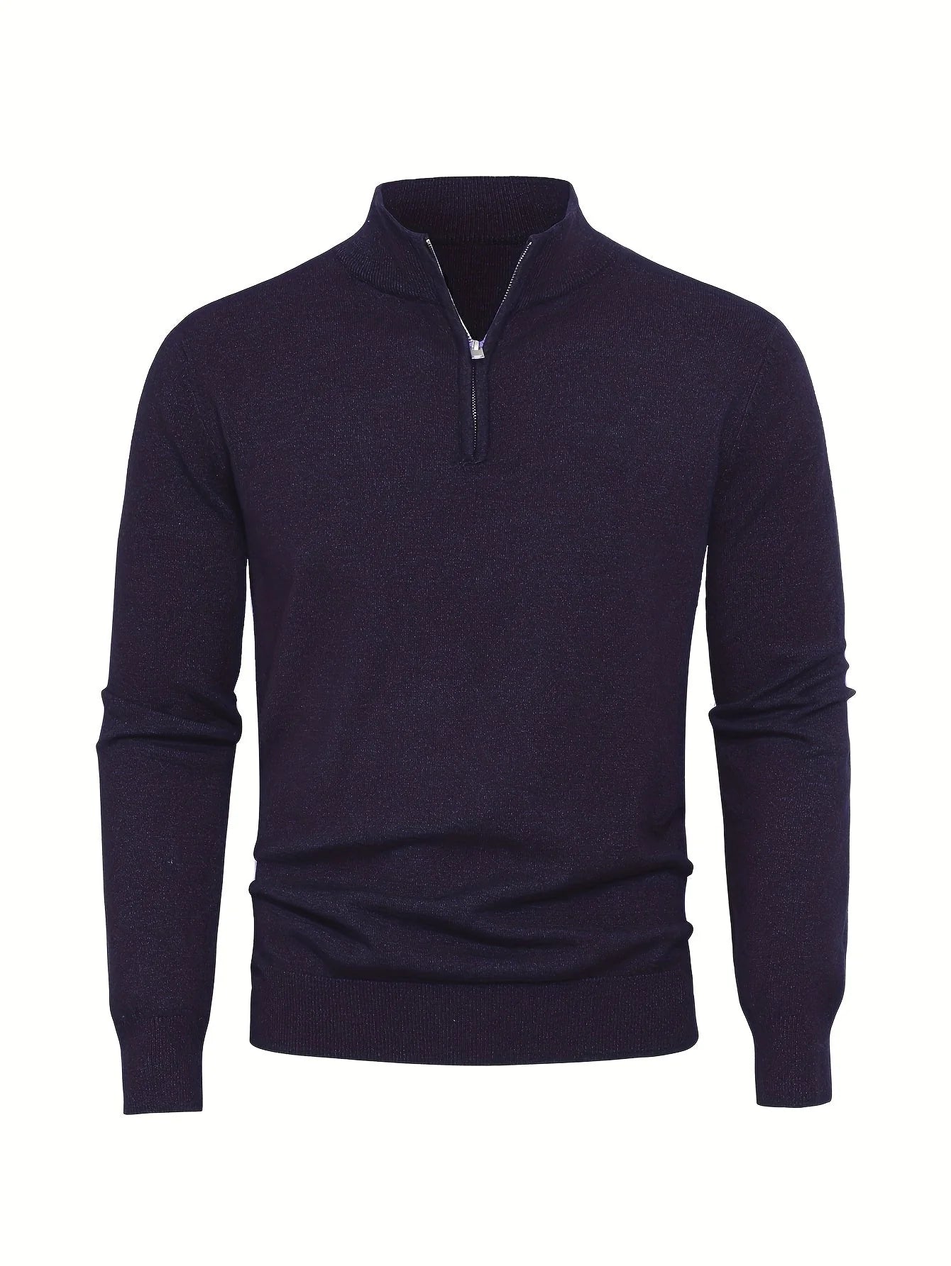 Minimalistischer Strickcardigan mit Reißverschluss für Herren